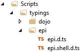 TypeScript EpiServer definitions
