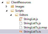 TypeScript solution structure
