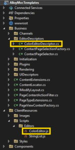 ColorPicker file structure